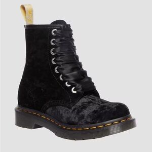 Dr Marten Velvet Boots